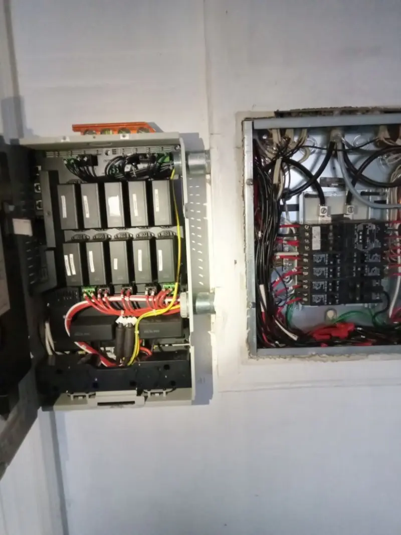 Electrical panel upgrade completed for Indoor Lighting Installation in Eden